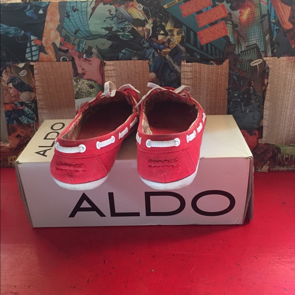ALDO Red boat shoe/sneaker - Picture 3 of 3